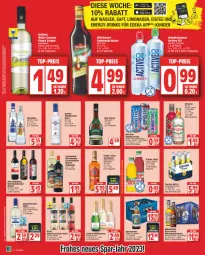 Gazetka promocyjna Edeka - Angebote der Woche - Gazetka - ważna od 07.01 do 07.01.2023 - strona 18 - produkty: alkohol, Berger, bier, bügel, bügelflasche, corona, corona extra, deka, drink, drinks, eier, elle, flasche, frucht, Glühwein, ice tea, Kindle, korn, limo, limonade, limonaden, mac, Michel Schneider, mönchshof, nürnberger, saft, sahne, Ti, vitrex, wasser, wein, weine