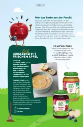 Gazetka promocyjna Rossmann - Prospekte - Gazetka - ważna od 31.08 do 31.08.2020 - strona 38 - produkty: apfel, apfelmus, apfelsaft, Babynahrung, Bau, beere, bio, Birnen, Brei, dünger, eis, frucht, früchte, heidelbeere, landmilch, leine, mac, milch, obst, rapsöl, rezept, saft, schnitten, Ti, tisch, topf, wasser, zucker