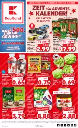 Gazetka promocyjna Kaufland - Prospekt - Gazetka - ważna od 01.11 do 01.11.2023 - strona 1 - produkty: Adventskalender, angebot, ariel, Cars, colorwaschmittel, coupon, creme, eis, eisbergsalat, ente, frucht, funny-frisch, getränk, haribo, kaffee, Lakritz, melitta, milch, Müller, müllermilch, nuss, nutella, oder lakritz, Pods, pom-bär, reis, salat, snack, Ti, ültje, waschmittel, ZTE