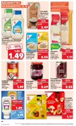 Gazetka promocyjna Kaufland - Prospekt - Gazetka - ważna od 01.11 do 01.11.2023 - strona 20 - produkty: angebot, apfel, bamboo, basmati, beutel, bohne, bohnen, eis, elle, frucht, Fruchtmark, hafer, haferflocken, hartweizen, heinz, kidney, kokos, kokosmilch, mayonnaise, milch, papier, pasta, quetschbeutel, reis, remoulade, rote bete, salat, salate, sauce, saucen, spitzenqualität, Ti, wasser, Yo, ZTE