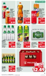 Gazetka promocyjna Kaufland - Prospekt - Gazetka - ważna od 01.11 do 01.11.2023 - strona 23 - produkty: Alwa, angebot, angebote, carlsberg, coca-cola, cola, drink, elle, energy drink, erfrischungsgetränk, fanta, fanta oder, fanta oder sprite, frucht, fruchtsaft, fruchtsaftgetränk, getränk, getränke, Happy Day, maracuja, mineralwasser, natur, natürliches mineralwasser, oder sprite, Paula, paulaner, pils, pilsner, pilsner urquell, Rauch, rel, saft, sprite, Ti, volvic, wasser, zucker