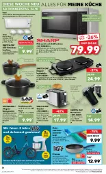 Gazetka promocyjna Kaufland - Prospekt - Gazetka - ważna od 01.11 do 01.11.2023 - strona 26 - produkty: angebot, angebote, aust, backofen, Bau, decke, Deckel, E-Bike, edelstahl, eier, eis, elle, garraum, geschirr, gewinnspiel, Glasdeckel, grill, grillrost, handmixer, herdarten, Holz, HP, knauf, Kochplatten, küche, Küchen, küchenmaschine, latte, Leuchte, leuchten, mikrowelle, Mixer, Ofen, pfanne, pfannen, Pfau, Schal, schneidebrett, Spiele, spülmaschinen, stielkasserolle, teller, Ti, toast, toaster, topf, und pfanne, wok, ZTE