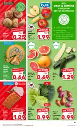 Gazetka promocyjna Kaufland - Prospekt - Gazetka - ważna od 01.11 do 01.11.2023 - strona 35 - produkty: angebot, angebote, brötchen, eis, fleisch, gouda, grapefruit, Kaiser, kasseler, mac, obst, orange, rosen, saft, Schal, Schalotte, spitzkohl, tafeläpfel, Ti, trolli, und gemüse, Wirsing, zucchini