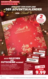 Gazetka promocyjna Kaufland - Prospekt - Gazetka - ważna od 01.11 do 01.11.2023 - strona 8 - produkty: Adventskalender, angebot, gutschein, gutscheine, lindt, schoko, schokolade, schokoladen, Spezi, Ti, ZTE