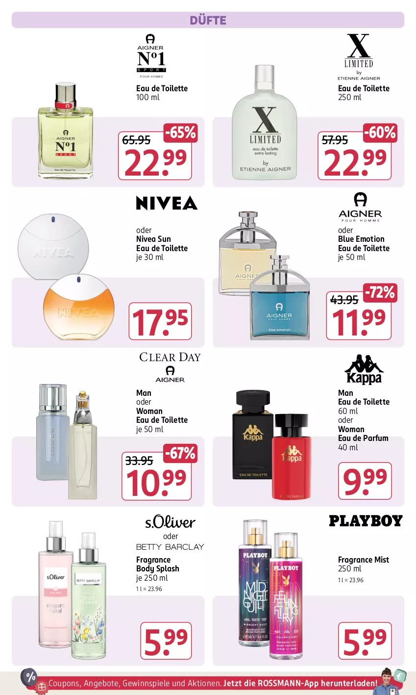 Aktueller Prospekt Rossmann - Prospekte - von 15.07 bis 19.07.2024 - strona 5 - produkty: angebot, angebote, body, coupon, coupons, Eau de parfum, eau de toilette, eau de toilette 100 ml, gewinnspiel, nivea, nivea sun, parfum, Spiele, Ti