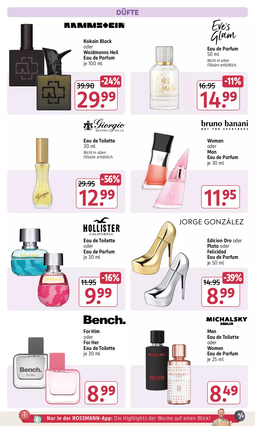 Aktueller Prospekt Rossmann - Prospekte - von 15.07 bis 19.07.2024 - strona 6 - produkty: Eau de parfum, eau de parfum 50 ml, eau de toilette, eau de toilette 30 ml, lack, parfum