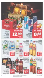 Gazetka promocyjna Marktkauf - Prospekt - Gazetka - ważna od 01.10 do 01.10.2022 - strona 20 - produkty: 7UP, aktionspreis, almdudler, Alwa, budweiser, cola, deka, drink, eis, energy drink, flasche, ice tea, kräuter, limo, limonade, lipton, lipton ice tea, mineralwasser, Mirinda, nuss, pepsi, pils, pilsner, red bull, reis, rind, Ti, vita, Vita C, wasser