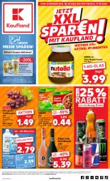 Gazetka promocyjna Kaufland - Prospekt - Gazetka - ważna od 11.10 do 11.10.2023 - strona 1 - produkty: angebot, angebote, aufstrich, beutel, brot, brotaufstrich, coupon, coupons, creme, dip, drink, drinks, eis, energy drink, ente, feinkost, fürst von metternich, knorr, knorr fix, lenor, lenor weichspüler, Mett, metternich, nuss, nuss-nugat-creme, nutella, olive, oliven, peperoni, Peroni, sekt, tafeltrauben, Ti, trauben, weichspüler, ZTE