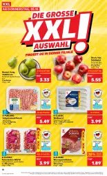 Gazetka promocyjna Kaufland - Prospekt - Gazetka - ważna od 11.10 do 11.10.2023 - strona 10 - produkty: angebot, Birnen, braten, eis, fleisch, hackfleisch, LG, purland, rohschinken, schinken, Schinken-Würfel, schwein, schweine, Schweinehackfleisch, Spezi, spitzenqualität, tafeläpfel, tafelbirnen, Ti, wein, weine, Weißwurst, würfel, wurst, ZTE