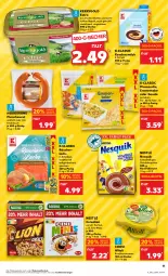 Gazetka promocyjna Kaufland - Prospekt - Gazetka - ważna od 11.10 do 11.10.2023 - strona 11 - produkty: allioli, angebot, angebote, Becher, beutel, butter, cerealien, chovi, cin, creme, eis, emmentaler, fleisch, fleischwurst, getränk, getränke, getränkepulver, gouda, kakao, kerrygold, kerrygold extra, knoblauch, Knoblauchcreme, kondensmilch, lachs, milch, mit knoblauch, mozzarella, nesquik, nestlé, rapsöl, Räucherlachs, rel, salz, Streichzart, Ti, wurst