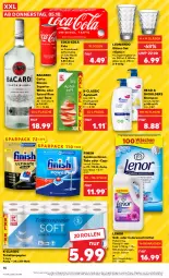 Gazetka promocyjna Kaufland - Prospekt - Gazetka - ważna od 11.10 do 11.10.2023 - strona 14 - produkty: angebot, apfel, apfelsaft, bacardi, Cap, coca-cola, cola, colorwaschmittel, drink, Finish, flasche, frucht, Gläser, lenor, leonardo, papier, Pods, rum, saft, shampoo, spülmaschinen, spülmaschinentabs, Ti, toilettenpapier, waschmittel, whisky, ZTE