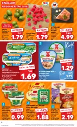 Gazetka promocyjna Kaufland - Prospekt - Gazetka - ważna od 11.10 do 11.10.2023 - strona 2 - produkty: angebot, Becher, beere, beeren, bresso, eis, frischkäse, frischkäsezubereitung, géramont, grill, gutsleberwurst, himbeer, himbeere, himbeeren, HP, Käse, kasseler, kerrygold, kirsch, kiwi, kräuter, leberwurst, mac, milka, milkana, mozzarella, Ofen, Ofenkäse, paprika, purland, reis, rel, rouge, rougette, rügenwalder, rügenwalder mühle, Schal, Schale, Schmelzkäse, tee, teewurst, Ti, tisch, weichkäse, wurst, ZTE