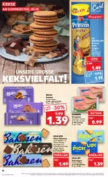 Gazetka promocyjna Kaufland - Prospekt - Gazetka - ważna od 11.10 do 11.10.2023 - strona 30 - produkty: angebot, bahlsen, creme, de beukelaer, Doppelkekse, haselnuss, keks, kekse, limette, Manner, Mett, milch, milka, nuss, Pick Up!, prinzen rolle, riegel, schoko, schokolade, Ti, vollmilch, waffeln, ZTE