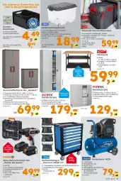 Gazetka promocyjna  - Gazetka - ważna od 09.08 do 09.08.2025 - strona 11 - produkty: akku, akku-bohrschrauber, arbeitsplatte, aufbewahrungsbox, Bank, Bohrschrauber, Clin, decke, Deckel, eis, ente, Halbhoher Schrank, hochschrank, Holz, kompressor, ladegerät, latte, led-licht, LG, quad, recyclingmaterial, Ria, Schrank, schubladen, Sport, Ti, tisch, wasser, Wassersport, werkzeug, werkzeuge