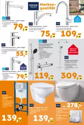 Gazetka promocyjna  - Gazetka - ważna od 09.08 do 09.08.2025 - strona 13 - produkty: armatur, auto, batterie, Bau, brause, brauseschlauch, garnitur, handbrause, kleber, schlauch, Spültischarmatur, spülung, thermostat, Ti, tisch, vita, Wand-Tiefspül-WC, Wanne, waschtisch, waschtischarmatur, wc-sitz