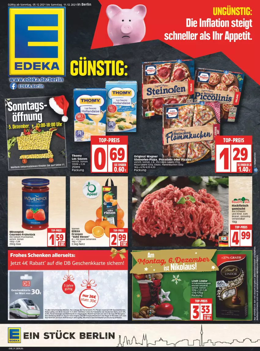 Aktueller Prospekt Edeka - Angebote der Woche - von 06.12 bis 11.12.2021 - strona 1