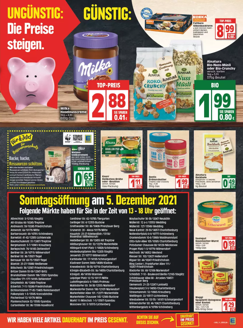 Aktueller Prospekt Edeka - Angebote der Woche - von 06.12 bis 11.12.2021 - strona 11