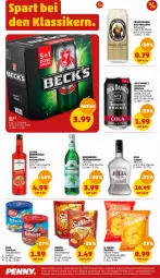 Gazetka promocyjna Penny - Prospekte - Gazetka - ważna od 01.07 do 01.07.2023 - strona 30 - produkty: beutel, bier, cola, eis, erdnüsse, flasche, franziskaner, grappa, Hefe, jack daniel, jack daniels, likör, lorenz, melone, melonen, nacho, nacho cheese, natur, nordbrand, pfeffer, pfefferminzlikör, saltletts, tennessee whiskey, Ti, wasser, weber, weissbier, whiskey