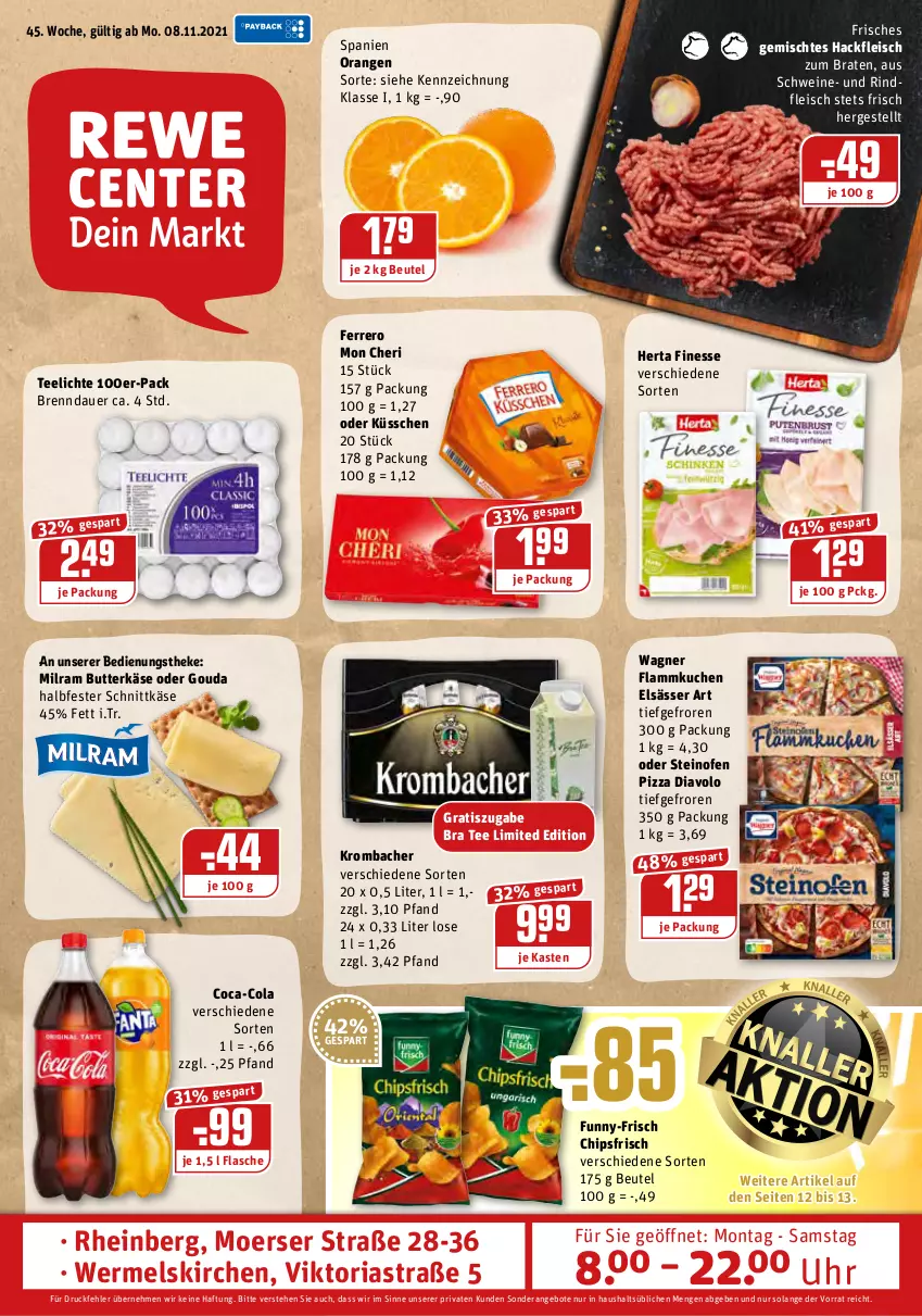 Aktueller Prospekt Rewe - Prospekte - von 08.11 bis 14.11.2021 - strona 1