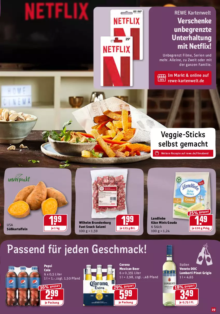 Aktueller Prospekt Rewe - Prospekte - von 08.11 bis 14.11.2021 - strona 19