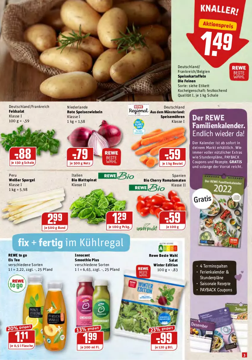 Aktueller Prospekt Rewe - Prospekte - von 08.11 bis 14.11.2021 - strona 3