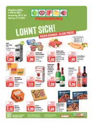 Gazetka promocyjna Feneberg - Prospekte - Gazetka - ważna od 11.11 do 11.11.2023 - strona 1 - produkty: alkohol, angebot, angebote, Becher, bernbacher, beutel, drink, ecco, eier, eiernudeln, eis, elle, exquisa, ferrero, Ferrero Küsschen, flasche, fleisch, frischkäse, frucht, fruchtsecco, gin, hackfleisch, hackfleisch gemischt, hafer, Käse, Laufen, mehl, miree, natur, nudel, nudeln, Ofen, original wagner, pizza, rama, ramazzott, ramazzotti, reis, rind, rosen, Rosenmehl, rotkäppchen, schwein, sekt, steinofen, steinofen pizza, Ti, wagner, wein, wiener, zott, ZTE