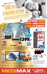 Gazetka promocyjna Medimax - MEDIMAX Prospekt KW50 2022 - Gazetka - ważna od 15.12 do 15.12.2022 - strona 1 - produkty: akku, alexa, amazon alexa, dell, dvb, dvb-s2, DVB-T, eis, ente, erde, fisch, fische, frontkamera, hauptkamera, kamera, lack, lautsprecher, LG, Meister, microsd, Mode, quad, reis, Ria, ring, rum, rwe, Samsung, samsung galaxy, SANTE, Scanner, sim, smart tv, Spektrum, Spezi, Ti, tisch, touchscreen, tuner, usb