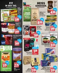 Gazetka promocyjna Hit - Prospekte - Gazetka - ważna od 31.12 do 31.12.2021 - strona 11 - produkty: aktionspreis, bio, bonne maman, cerealien, creme, dallmayr, eis, elle, erde, espresso, frucht, früchte, haselnuss, Haselnusscreme, jacobs, kaffee, kaffeekapseln, kaffeepads, konfitüre, kräuter, Ländertee, lavazza, löslicher kaffee, mam, Meßmer, milka, natur, natura, Nescafé, nespresso, nestlé, nuss, reis, reiss, ritter, sim, tassimo, tee, teller, Ti, zucker