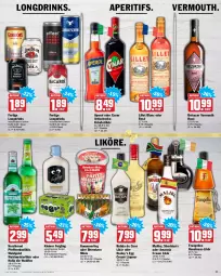 Gazetka promocyjna Hit - Prospekte - Gazetka - ważna od 31.12 do 31.12.2021 - strona 19 - produkty: amarula, aperitif, aperol, batida, Belsazar, berentzen, Dooley‘s, drink, drinks, eis, elle, flasche, frangelico, haselnuss, kleiner feigling, kräuter, kräuterlikör, kuemmerling, leine, likör, lillet, liqueur, Malibu, Meister, merl, nordbrand, nuss, pfeffer, pfefferminzlikör, reis, teller, Ti, tisch, Vermouth, waldmeister