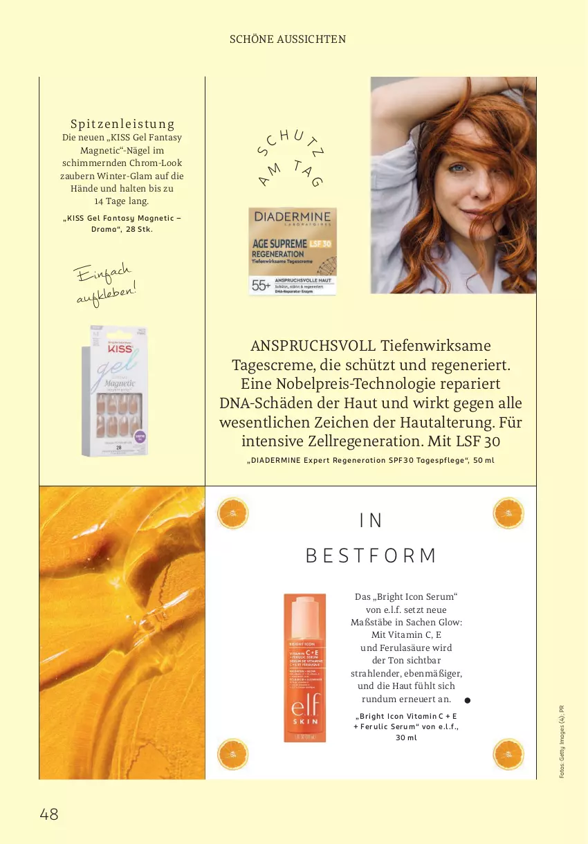 Aktueller Prospekt Rossmann - Prospekte - von 01.12 bis 31.12.2025 - strona 48 - produkty: creme, Diadermine, eis, fanta, rama, reis, rum, sac, Serum, tagescreme, Tagespflege, Ti, vita, Vitamin C
