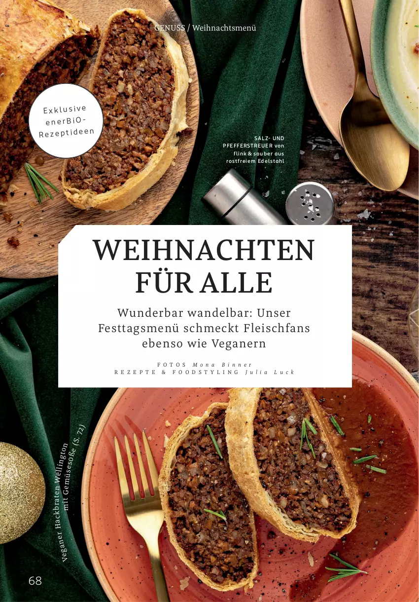 Aktueller Prospekt Rossmann - Prospekte - von 01.12 bis 31.12.2025 - strona 68 - produkty: bio, edelstahl, eis, fleisch, mit gemüse, nuss, pfeffer, rezept, salz, Ti, weihnachten