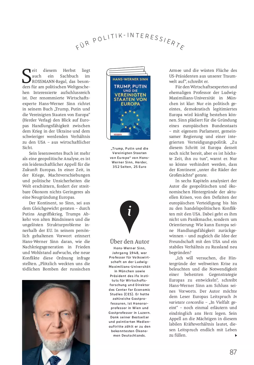 Aktueller Prospekt Rossmann - Prospekte - von 01.12 bis 31.12.2025 - strona 87 - produkty: arla, auto, buch, elle, ente, erde, Honor, Leuchte, leuchten, mac, regal, ring, rum, sac, Ti, tisch, weck, WICK, ZTE