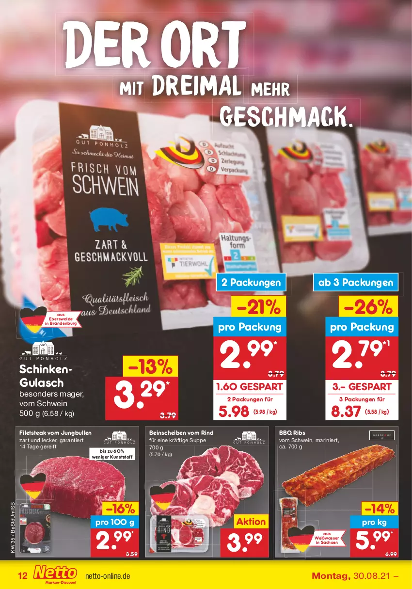 Aktueller Prospekt Netto Marken-Discount - Filial Angebote - von 30.08 bis 04.09.2021 - strona 12