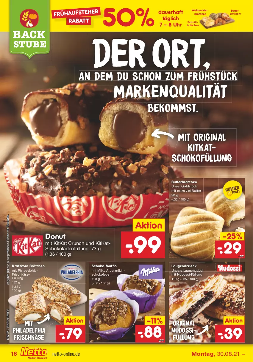 Aktueller Prospekt Netto Marken-Discount - Filial Angebote - von 30.08 bis 04.09.2021 - strona 16