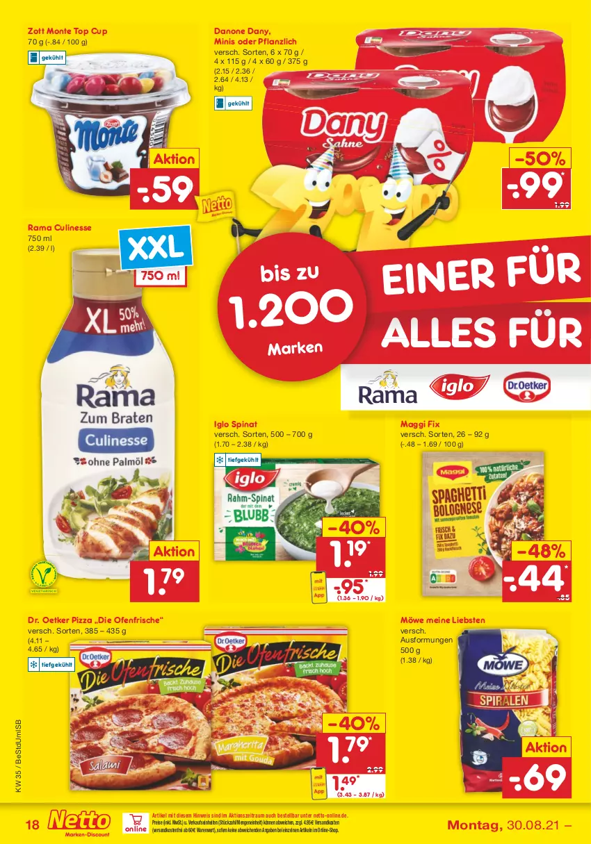 Aktueller Prospekt Netto Marken-Discount - Filial Angebote - von 30.08 bis 04.09.2021 - strona 18