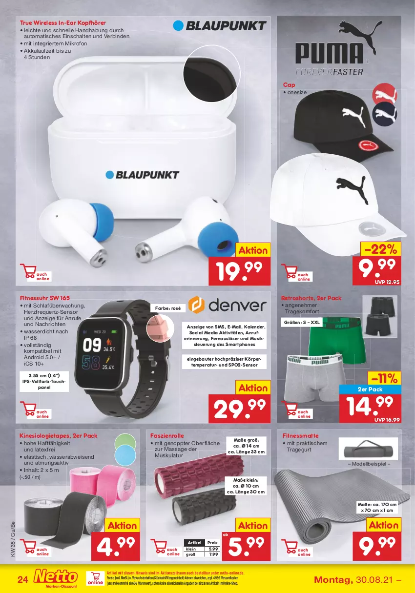 Aktueller Prospekt Netto Marken-Discount - Filial Angebote - von 30.08 bis 04.09.2021 - strona 24