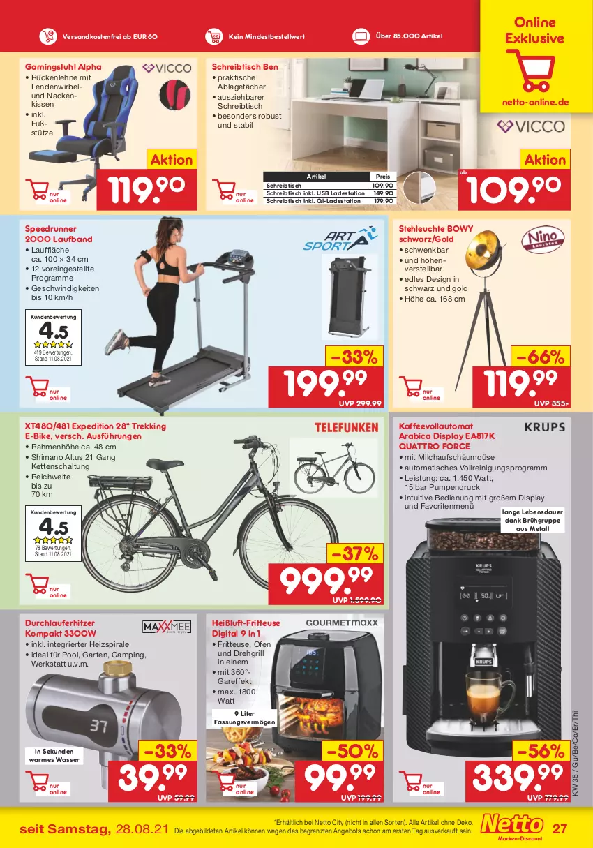 Aktueller Prospekt Netto Marken-Discount - Filial Angebote - von 30.08 bis 04.09.2021 - strona 27