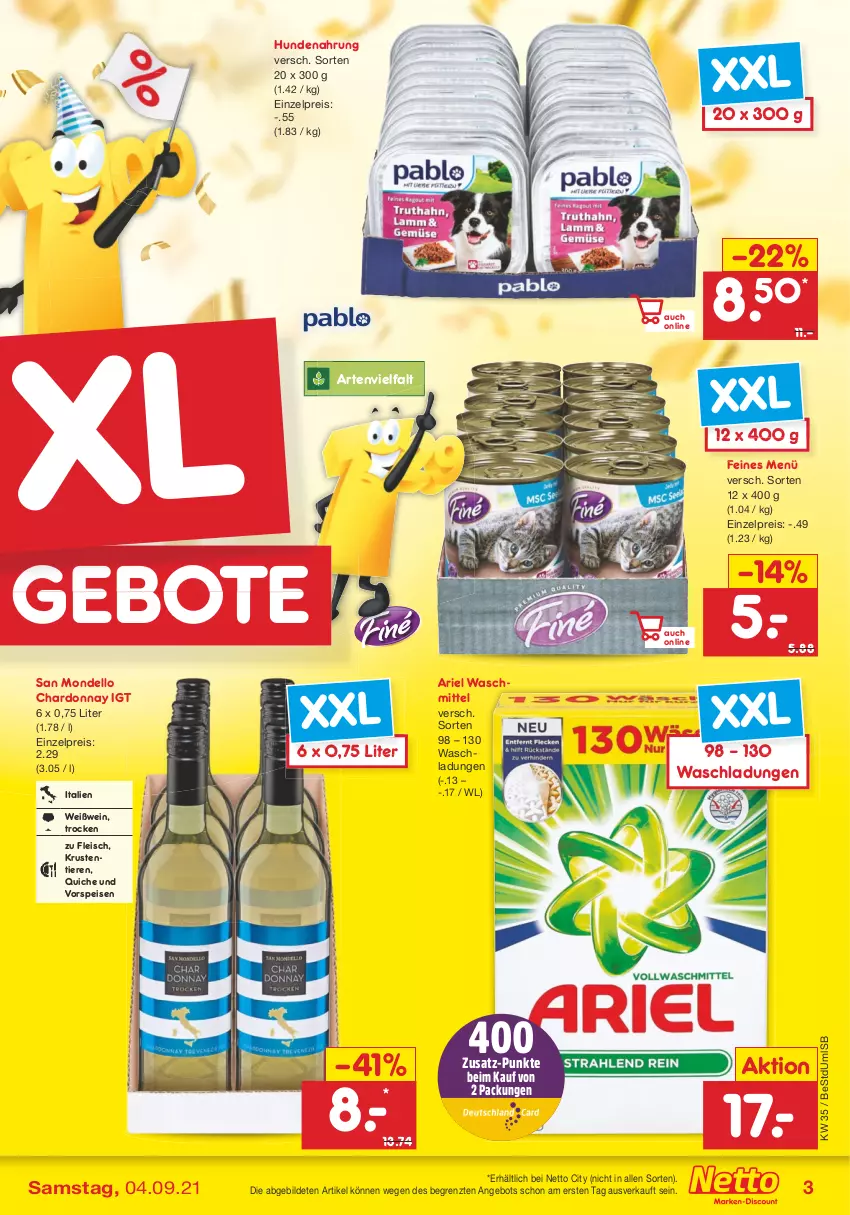 Aktueller Prospekt Netto Marken-Discount - Filial Angebote - von 30.08 bis 04.09.2021 - strona 3