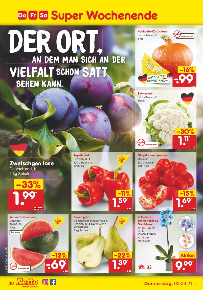 Aktueller Prospekt Netto Marken-Discount - Filial Angebote - von 30.08 bis 04.09.2021 - strona 30