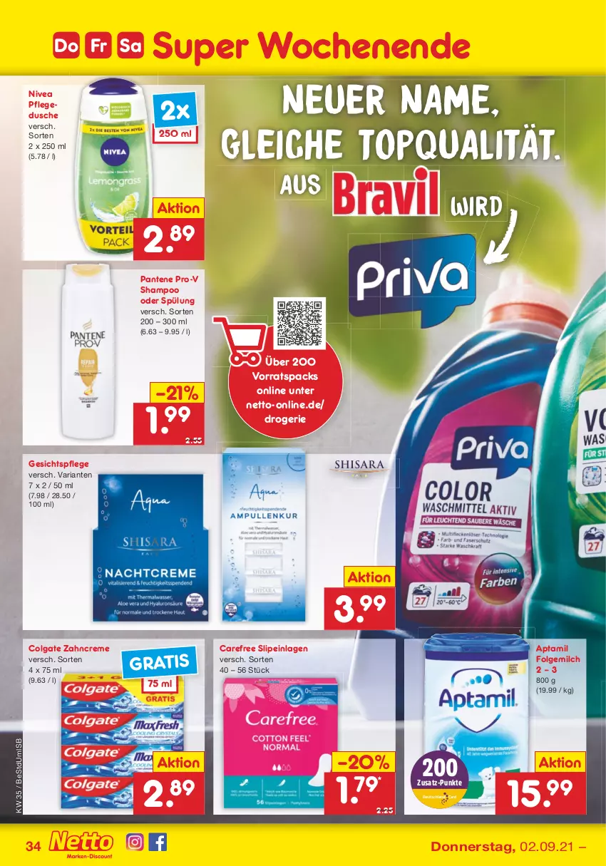 Aktueller Prospekt Netto Marken-Discount - Filial Angebote - von 30.08 bis 04.09.2021 - strona 34