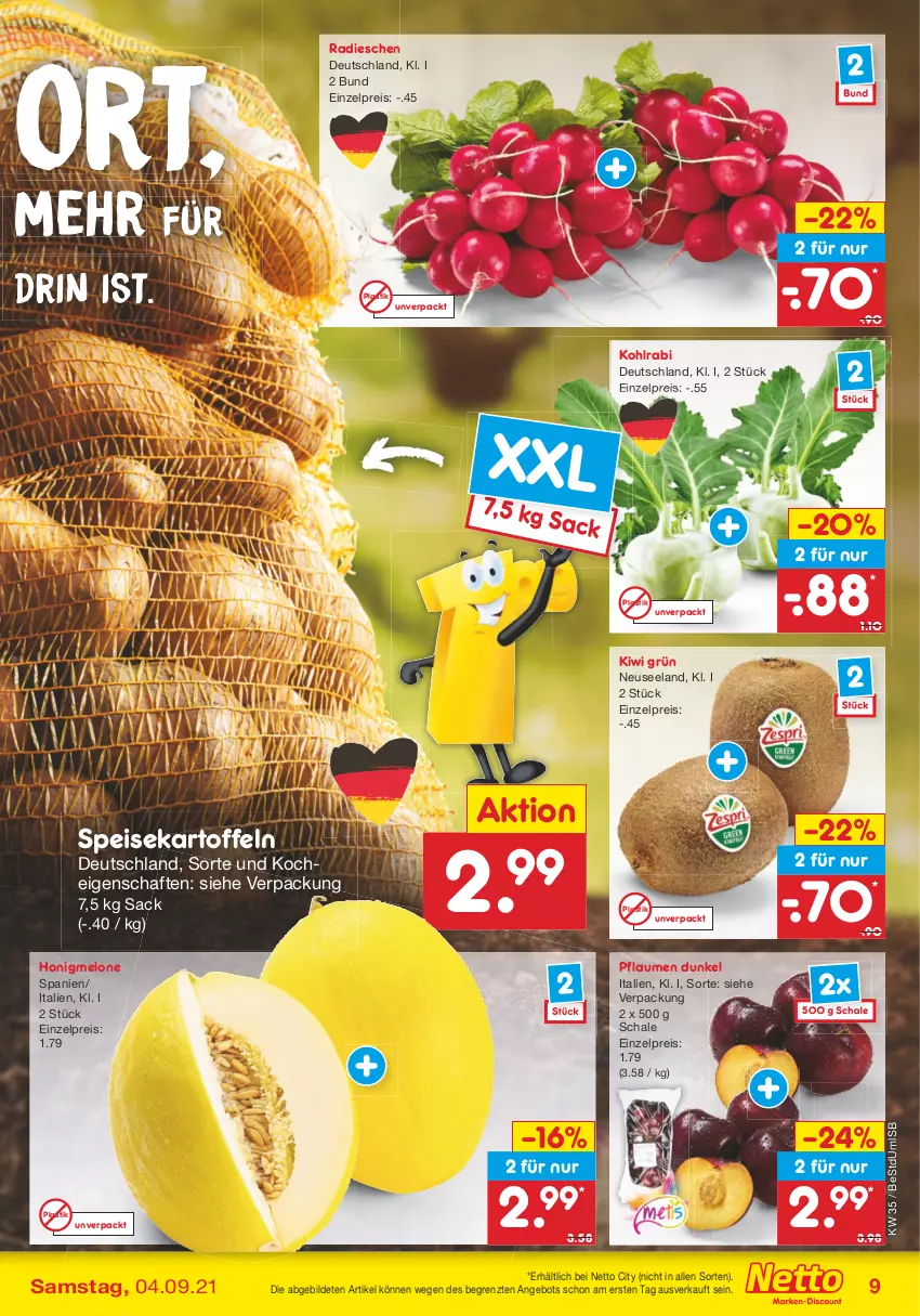 Aktueller Prospekt Netto Marken-Discount - Filial Angebote - von 30.08 bis 04.09.2021 - strona 9