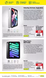 Gazetka promocyjna Lidl - Online Apple Highlights - Gazetka - ważna od 03.09 do 03.09.2022 - strona 5 - produkty: Apple, Apple Pencil, auer, bio, deo, eis, elle, ente, frontkamera, gin, ipad, ipad air, kamera, Kameras, korb, leine, LG, mac, Spiele, Ti, Tiere, tisch, usb