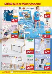 Gazetka promocyjna Netto Marken-Discount - Filial-Angebote - Gazetka - ważna od 25.06 do 25.06.2022 - strona 36 - produkty: Bau, baumwolle, bett, bettwäsche, decke, eis, hemd, hemden, Kinder, Kinder Bett, kissen, Kissenbezug, Nachthemd, ndk, reis, Ria, shorty, Sitztruhe, slip, slips, sneaker, sneakersocken, socken, Stühl, Ti, tisch, Unterhemd, unterhemden, versandkostenfrei, wolle