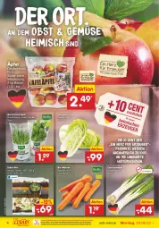 Gazetka promocyjna Netto Marken-Discount - Filial-Angebote - Gazetka - ważna od 25.06 do 25.06.2022 - strona 4 - produkty: asti, beutel, bio, eis, erde, kräuter, Lauchzwiebel, möhren, ndk, obst, reis, salat, Ti, topf, versandkostenfrei, zwiebel