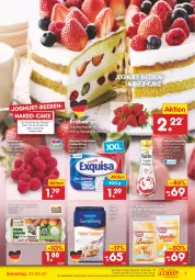 Gazetka promocyjna Netto Marken-Discount - Filial-Angebote - Gazetka - ważna od 25.06 do 25.06.2022 - strona 7 - produkty: angebot, beere, beeren, bestpreis, creme, Dr. Oetker, eier, eis, erdbeere, erdbeeren, exquisa, exquisa frischkäse, frischkäse, himbeer, himbeere, himbeeren, joghur, joghurt, Käse, mehl, nordzucker, rama, rama cremefine, reis, rezept, Schal, Schale, Ti, ZTE, zucker