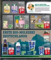 Gazetka promocyjna Edeka - Prospekte - Gazetka - ważna od 31.08 do 31.08.2024 - strona 13 - produkty: aeg, alpenmilch, andechser natur, Becher, bio, Bio-Fruchtjogurt, Bio-Wein, burgunder, eis, erbsen, flasche, frucht, jako, jogurt, Kefir, LG, milch, natur, reis, riesling, schlagrahm, Ti, wein, Weißburgunder, ZTE