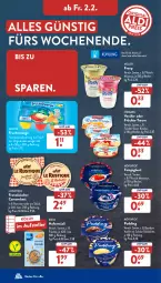 Gazetka promocyjna AldiSud - NÄCHSTE WOCHE - Gazetka - ważna od 03.02 do 03.02.2024 - strona 29 - produkty: Becher, bourbon, bourbonvanille, camembert, danone, danone fruchtzwerge, ehrmann, eis, elle, feinjoghurt, frischkäse, frischkäsezubereitung, froop, frucht, früchte, fruchtzwerge, gin, hafer, joghur, joghurt, Käse, kirsch, kirsche, kölln, Le Rustique, maracuja, mövenpick, Müller, müsli, pfirsich, pudding, reis, schoko, teller, Ti, vanille