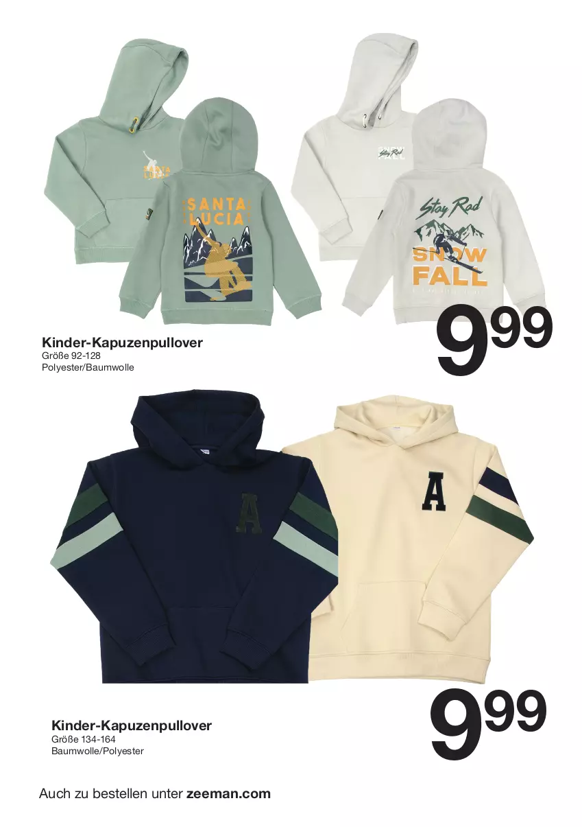 Aktueller Prospekt Zeeman - Prospekte - von 12.10 bis 18.10.2024 - strona 12 - produkty: Bau, baumwolle, elle, Kinder, Pullover, wolle