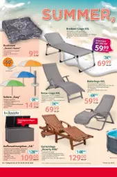 Gazetka promocyjna Selgros - Nonfood - Gazetka - ważna od 03.05 do 03.05.2023 - strona 26 - produkty: aufbewahrungsbox, decke, Deckel, eis, Garten, gartenliege, Holz, kissen, latte, Liege, reis, rel, rückenlehne, Tasche, Ti, tisch, tragegriff, tragetasche