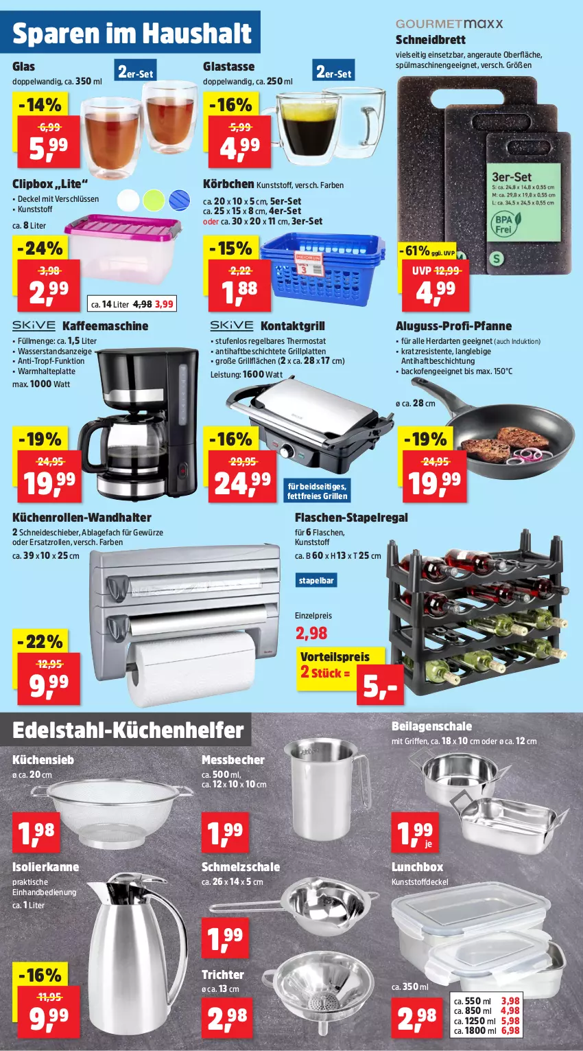 Aktueller Prospekt Thomas Philipps - von 16.09 bis 21.09.2024 - strona 4 - produkty: backofen, batterie, batterien, Becher, besteck, besteck-set, brot, Brotdose, decke, Deckel, dell, deo, edelstahl, eis, elle, ente, flasche, Frühstücks-Set, gewürz, grill, grillfläche, grillplatte, herdarten, ilag, isolierkanne, Jugendfeuerwerk, kaffee, kaffeemaschine, kerze, Kinder, kontaktgrill, Körbchen, küche, Küchen, Küchenhelfer, küchenrolle, küchenrollen, Kürbis, laterne, latte, leds, LG, lunchbox, Messbecher, mikrowelle, Mode, Ofen, orange, pfanne, Plüsch, Puppe, regal, reis, rwe, Schal, Schale, Schmelzschale, spülmaschinen, tasse, tee, Teelicht, teller, thermostat, Ti, tisch, trinkbecher, trinkflasche, vorteilspreis, wasser, windlicht